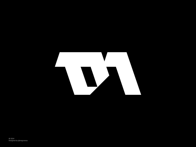 01 number logo design by N.W. Gunarsa