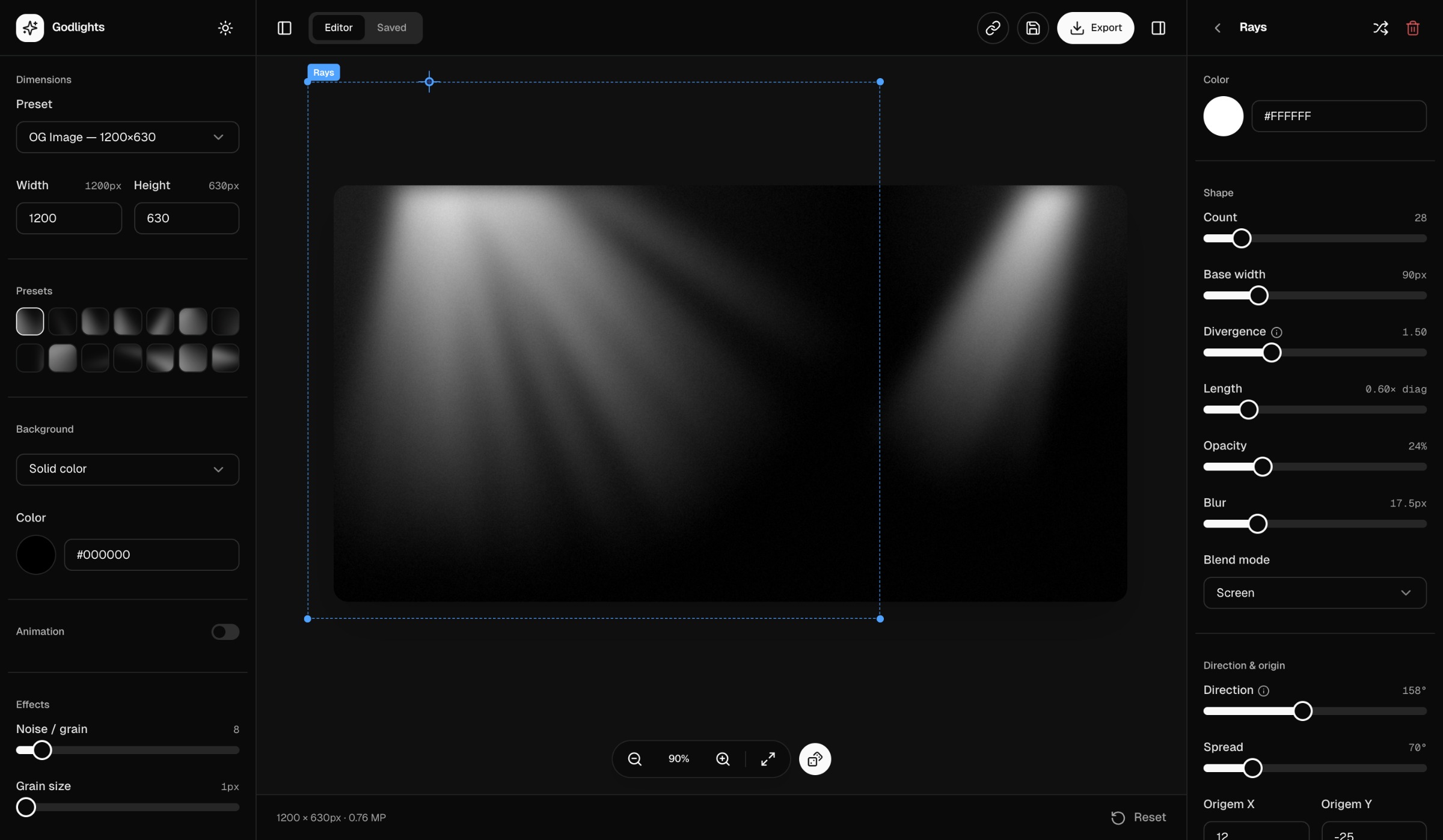 Godlights — God Rays & Light Effects Creator Image 0