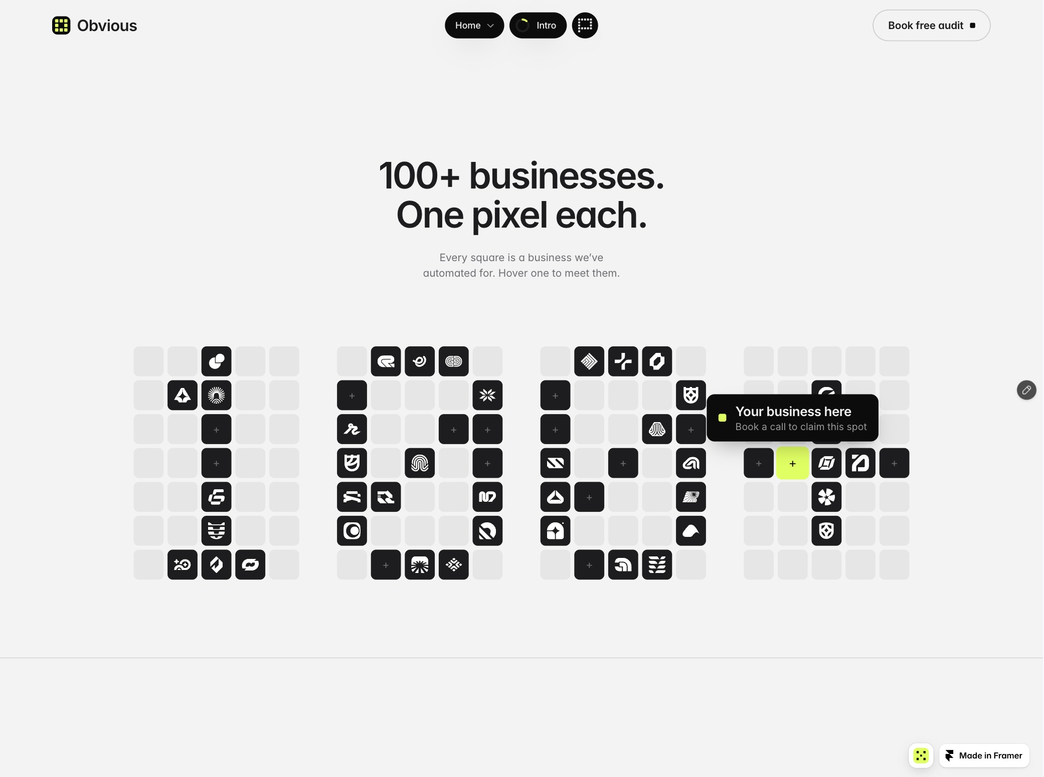 Obvious — AI Agency Template for Framer Image 1
