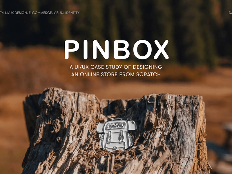 Pinbox – UI/UX for a Niche E-Commerce Brand