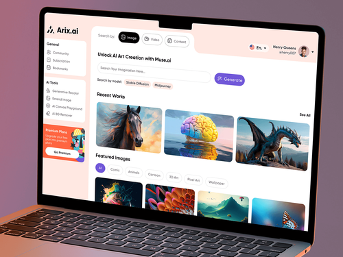 AI Web Design for Video, Image & Content Creation