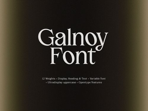 Galnoy Font - Free Weight