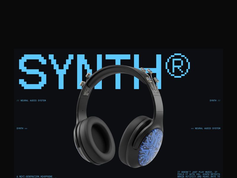 SYNTH® – Futuristic Headphone Concept