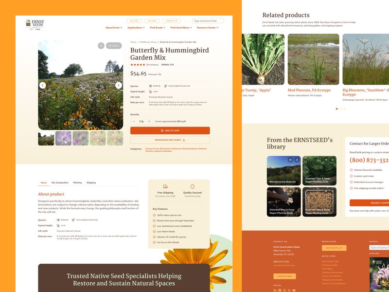 Ernst Seeds — Agriculture Website | Product Detail Page