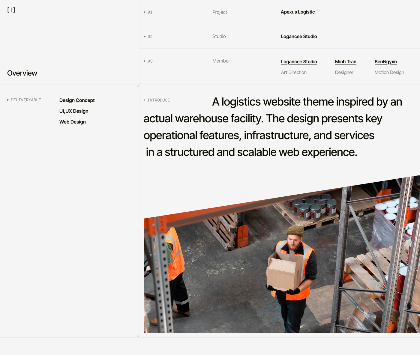 Warehouse logistic theme concept Image 1