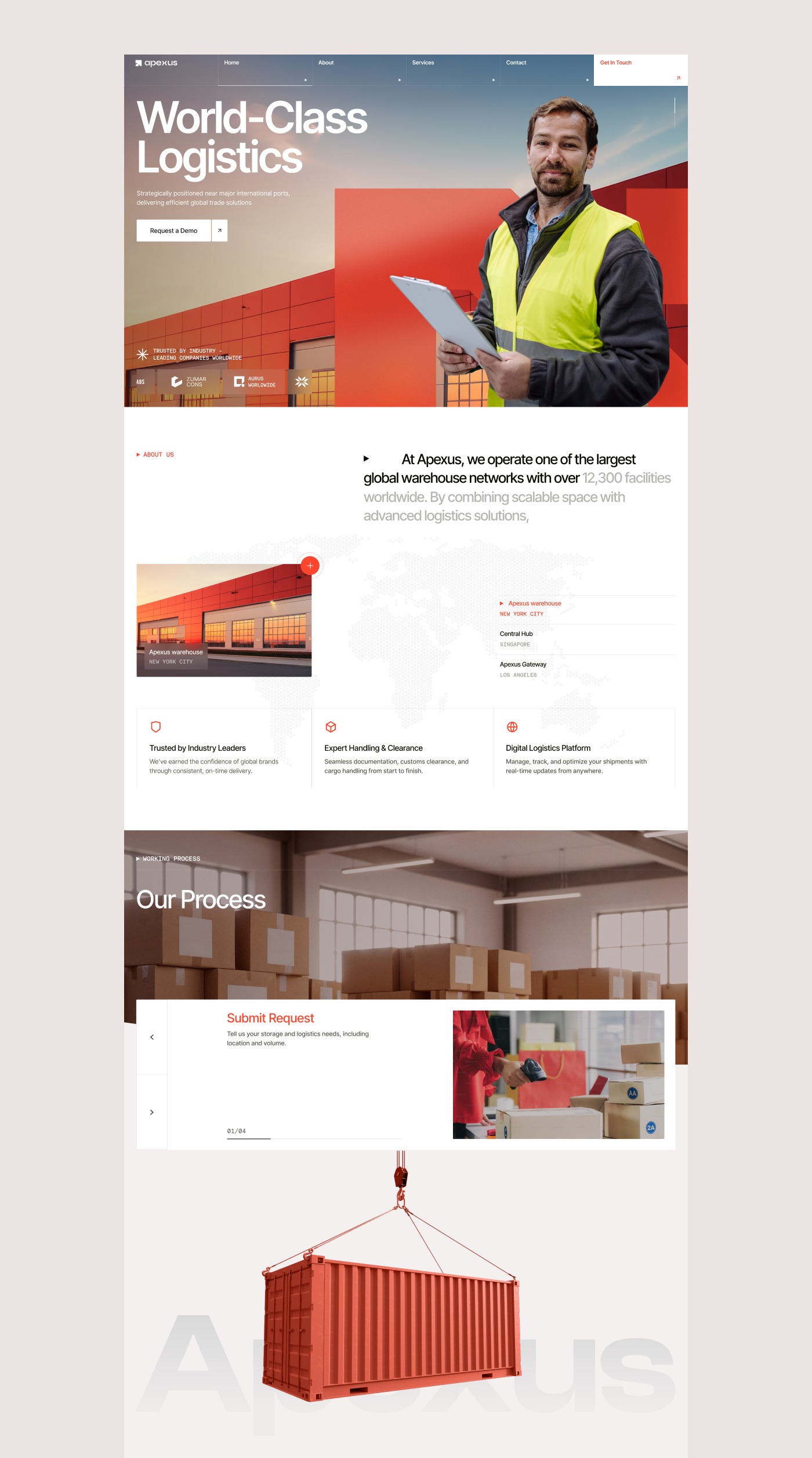 Warehouse logistic theme concept Image 5