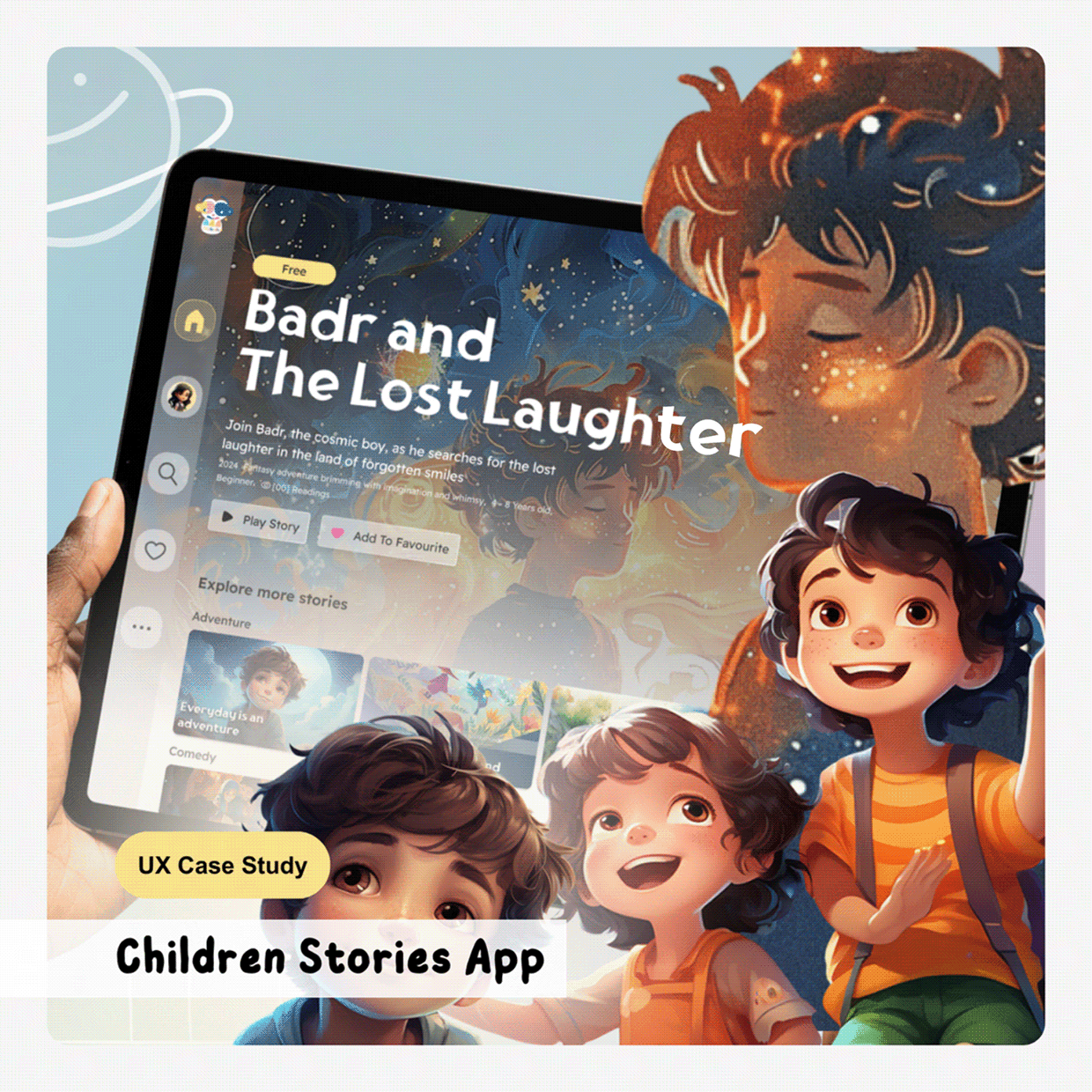 UX/UI Design for an Interactive Children's Story App