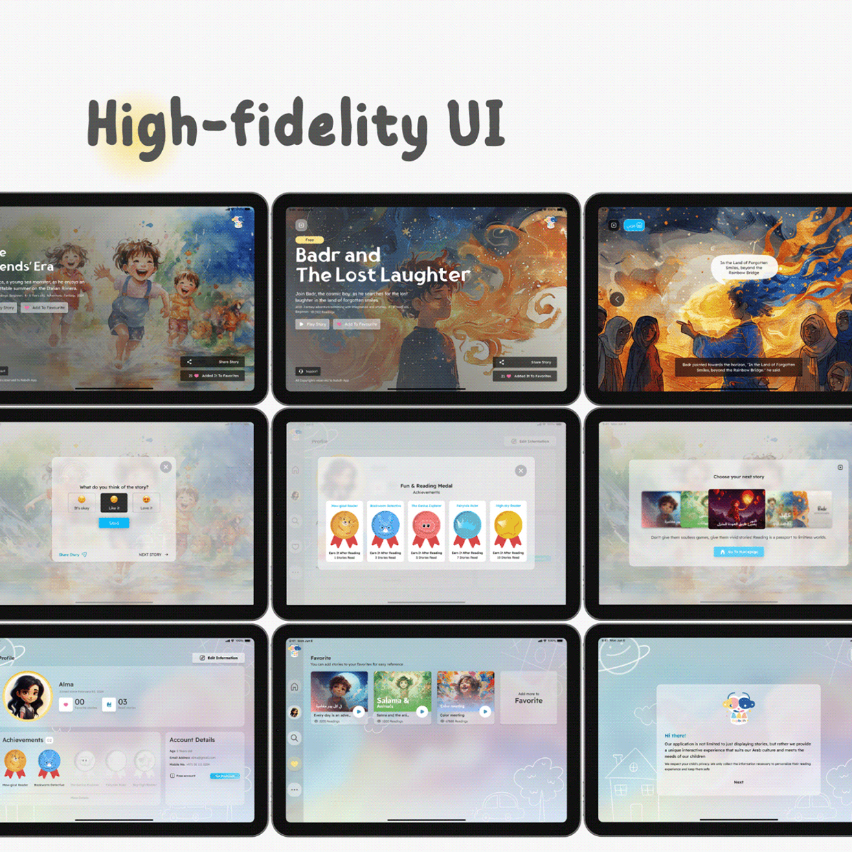 UX/UI Design for an Interactive Children's Story App Image 10