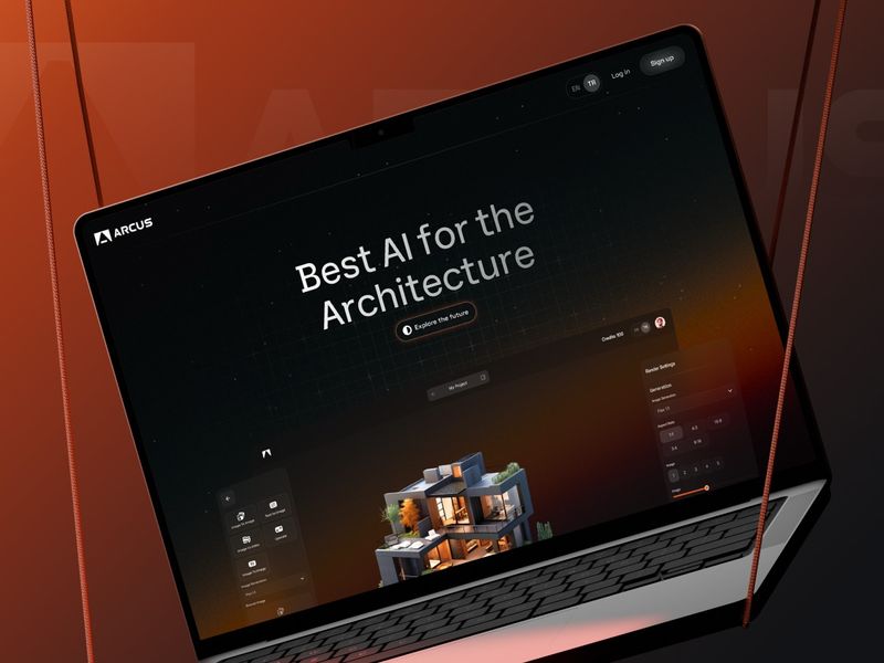 Arcus AI- Next-Gen Architecture AI Website Design