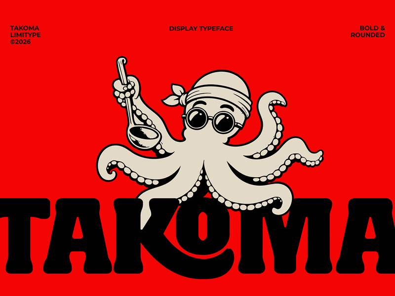 Takoma - Bold Display Font