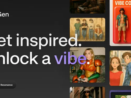 VibeGen – Get Inspired, Unlock a Vibe | AI Image Gallery