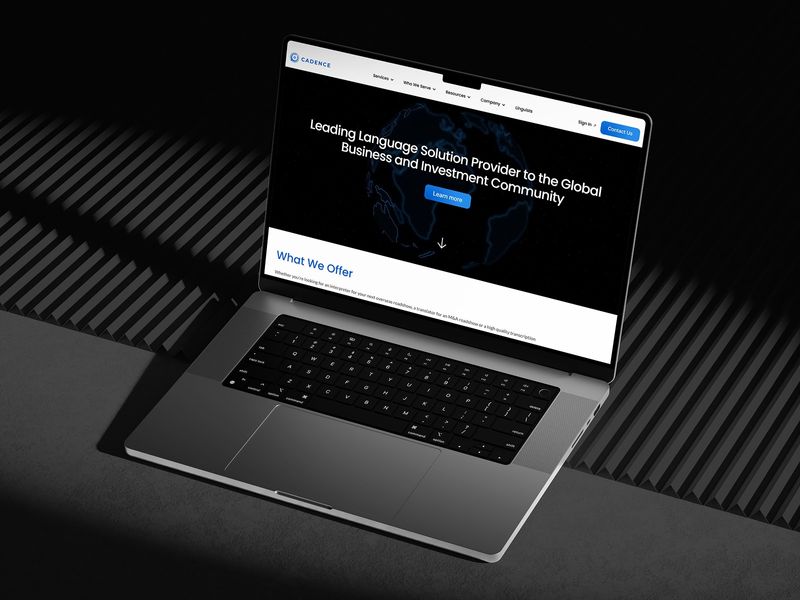 Cadence: Framer Website Design and Development