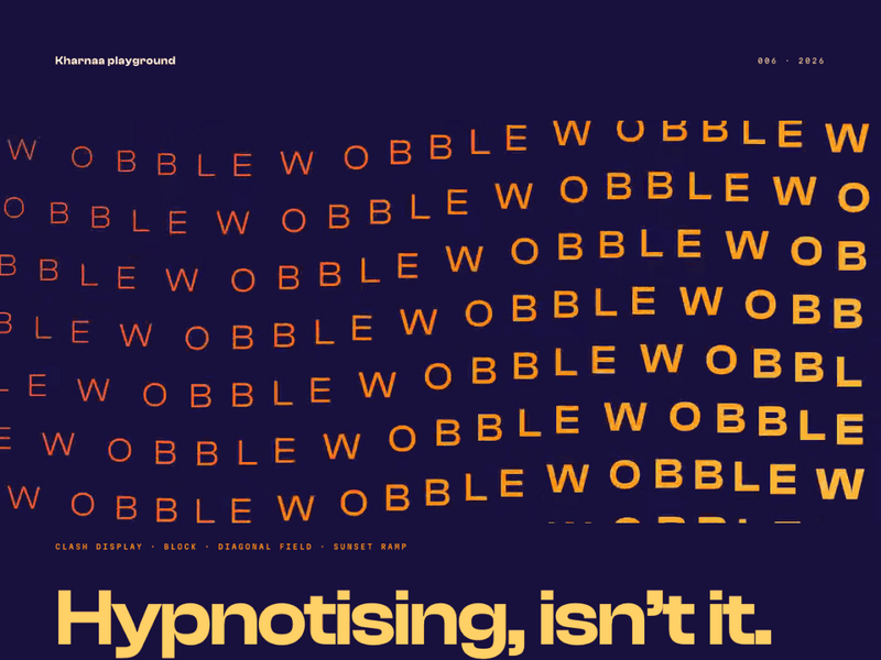 Wobble: A field toy for variable type