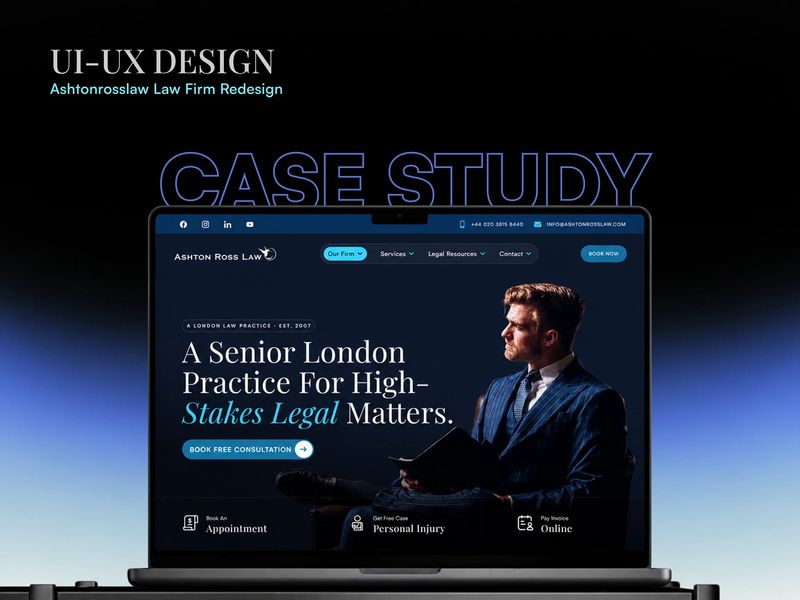 Law Firm Website UX/UI & Landing Page Redesign