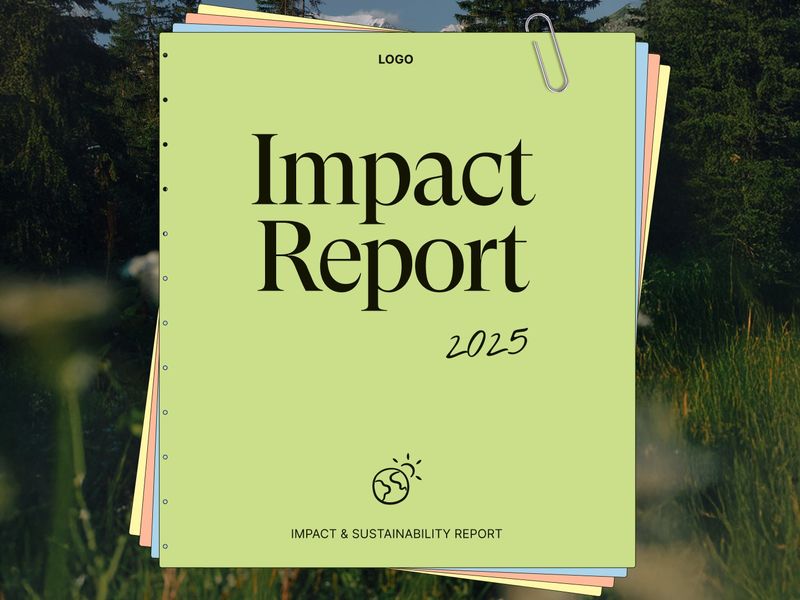 🌎 Impact Report Template for Figma and Figma Slides - ESG / Sustainability / Annual Reporting
