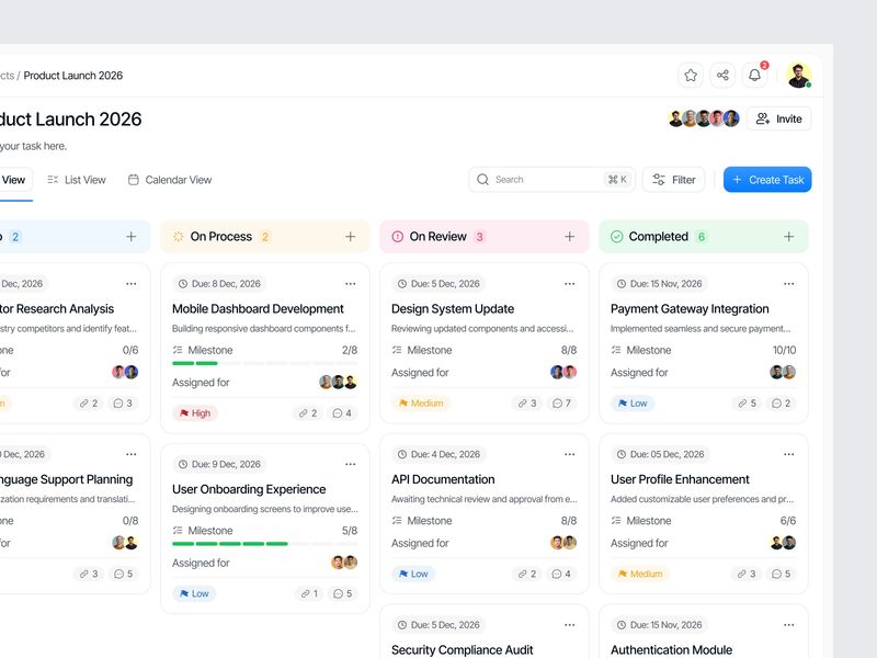 Ai Task Management SaaS Product