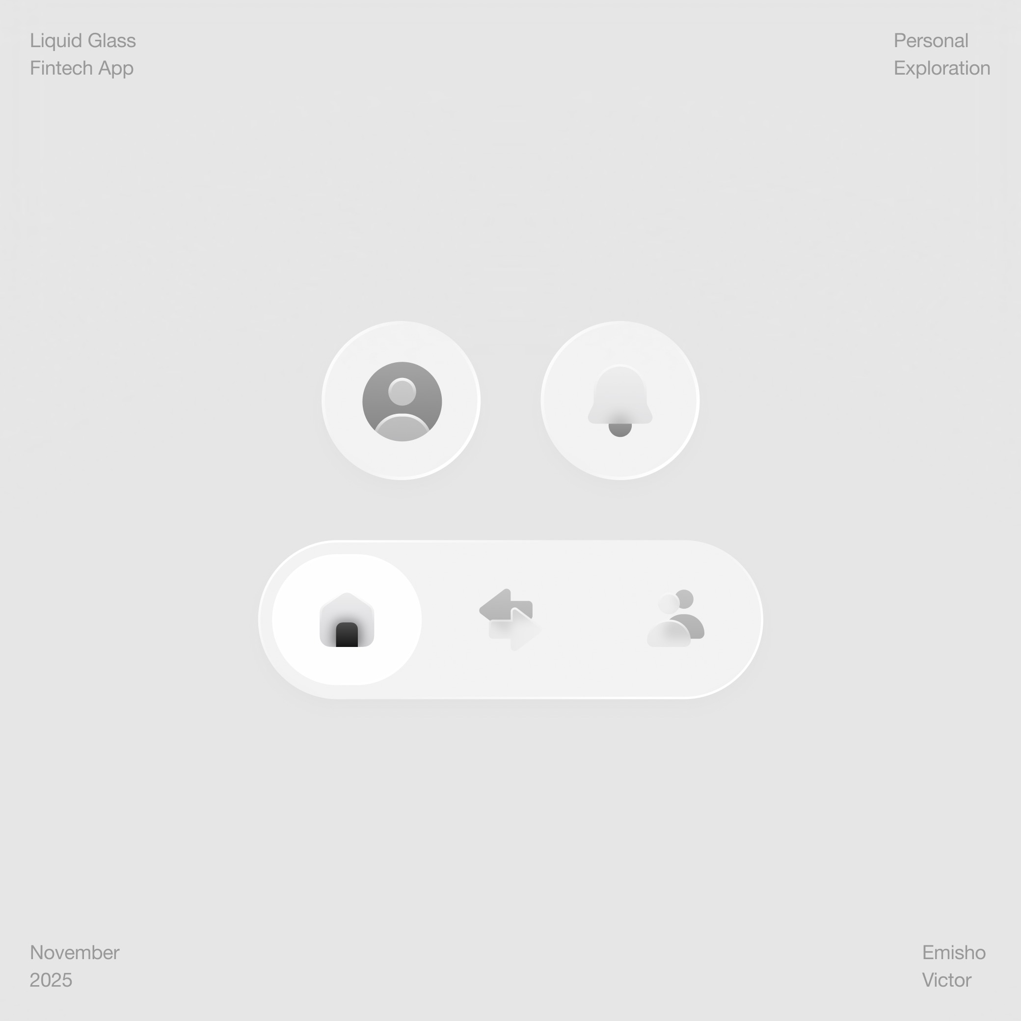 Liquid Glass Fintech App Image 6