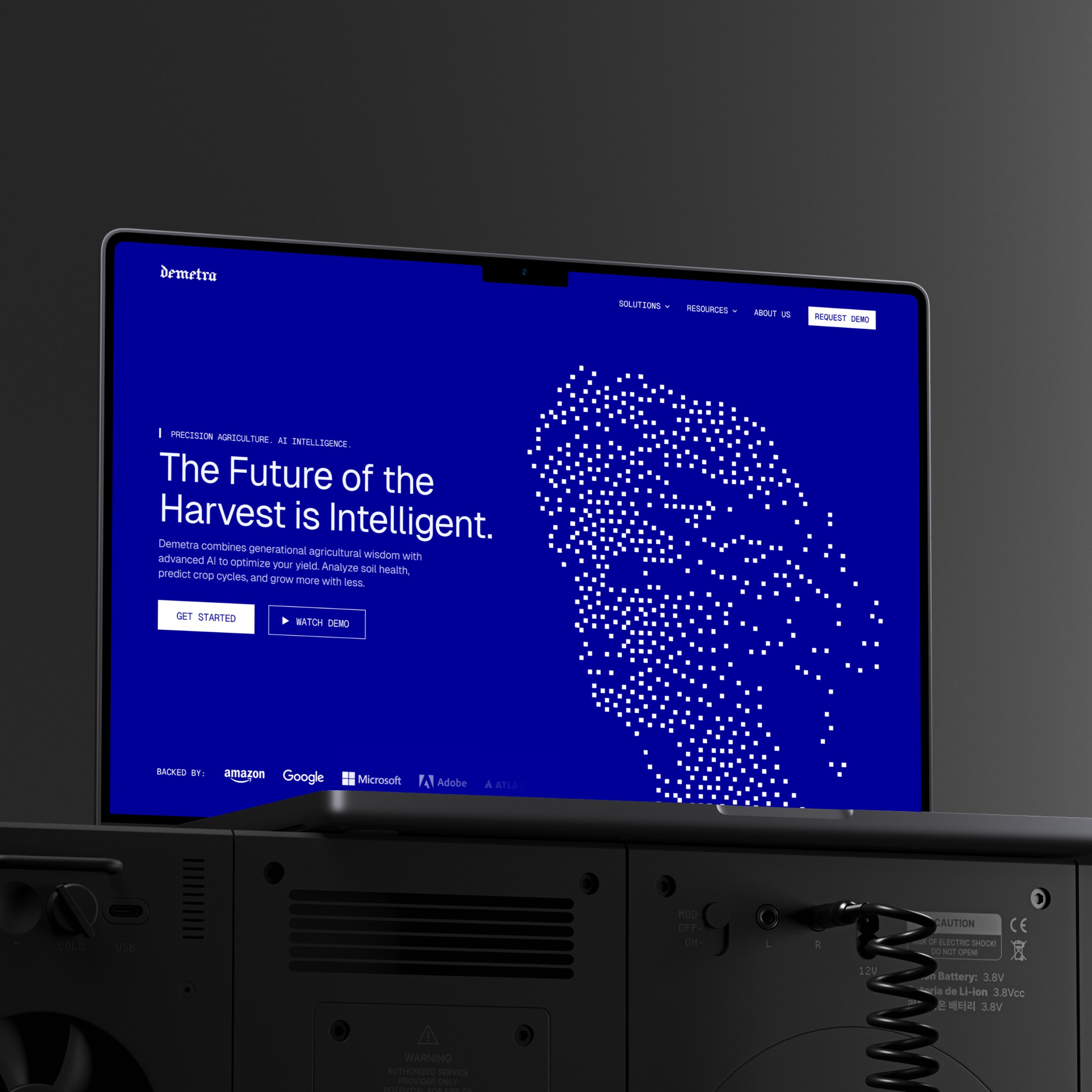 Demetra AI Website Image 1