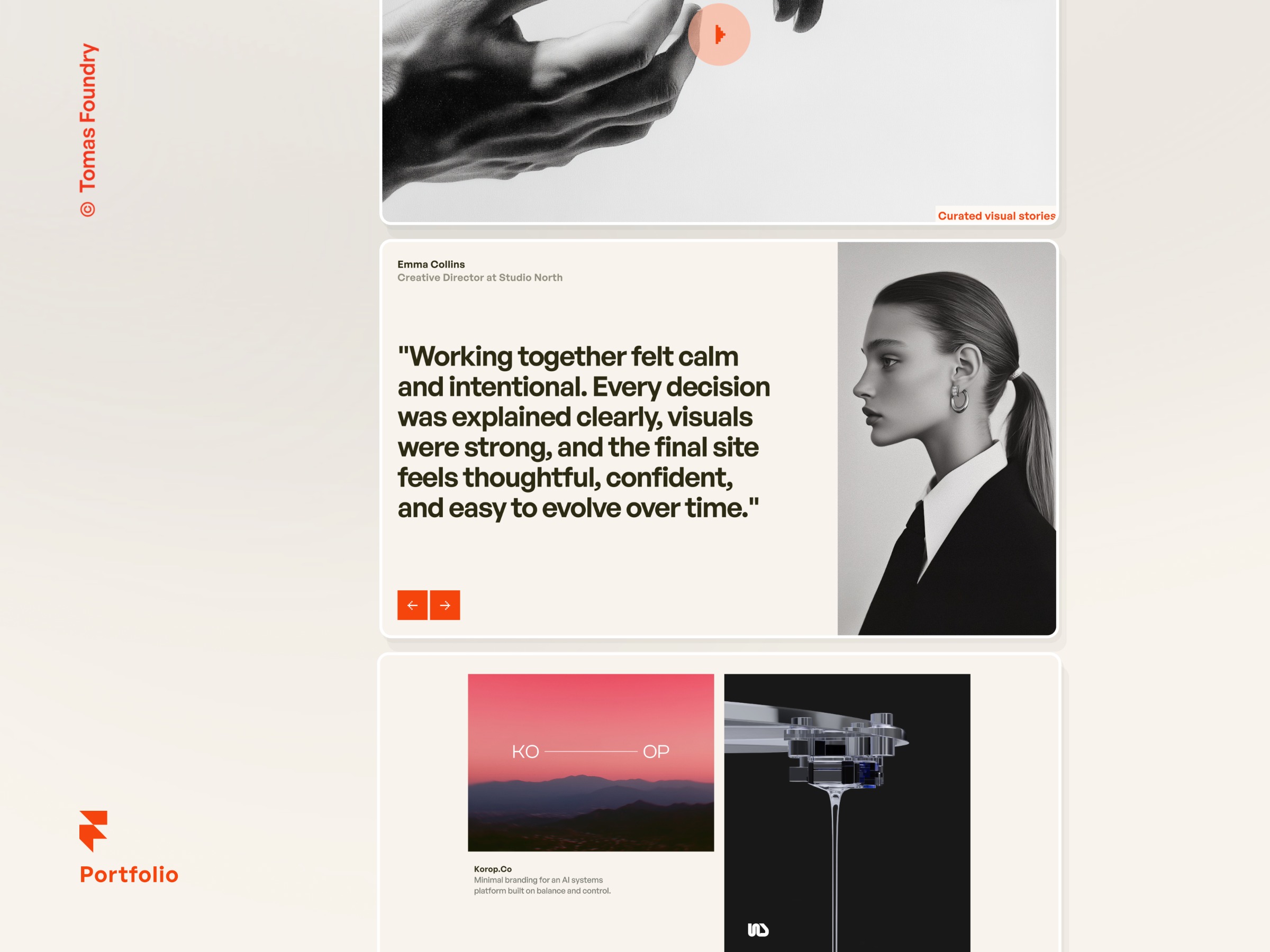 TD_Tomas: Free Portfolio Website Template by Tom D Image 0