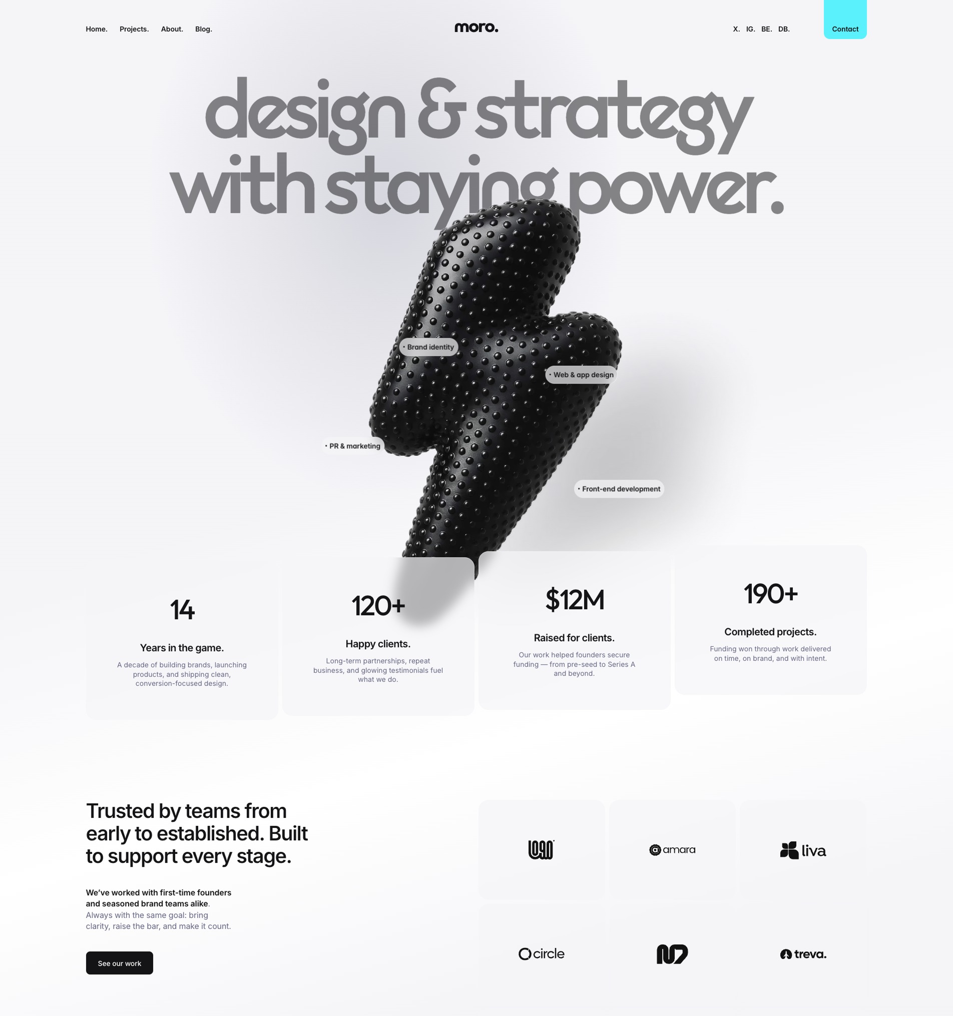 Moro - Agency Framer Template | Volt Supply Image 0