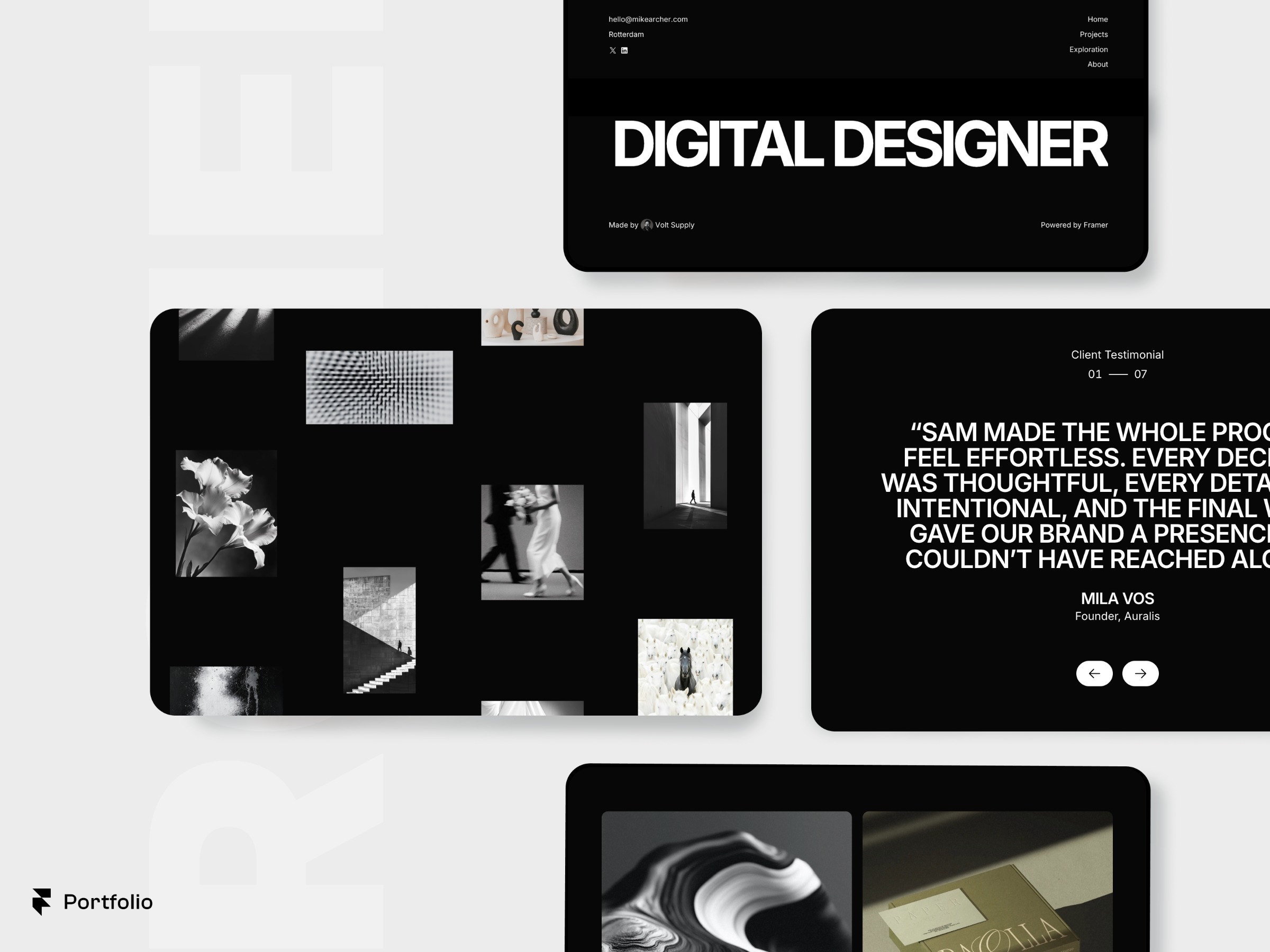 TD_Mike — Free Website Template for Framer Image 1