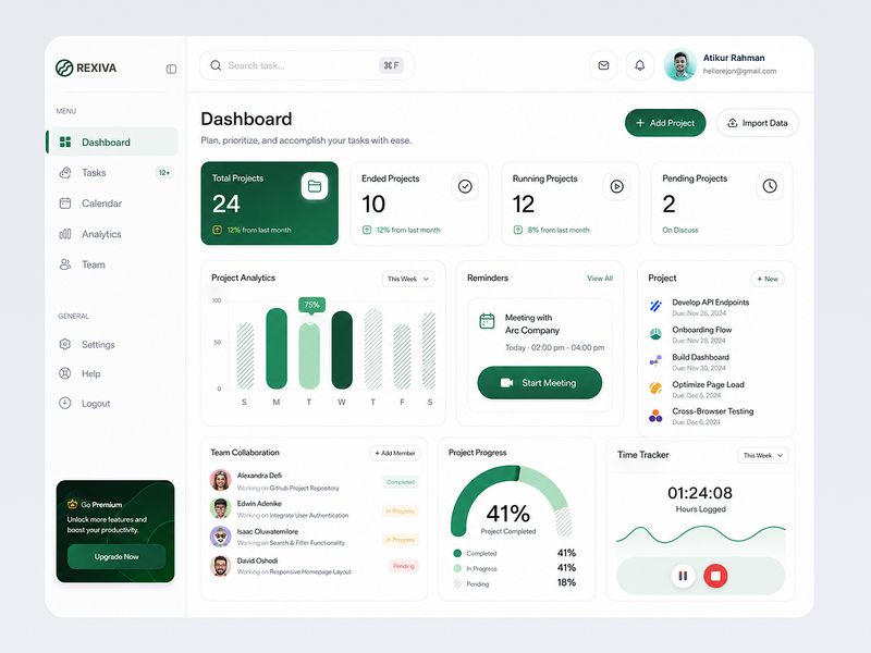 Project Management Dashboard