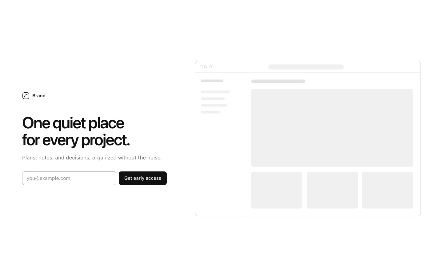10 Waitlist Wireframes | Figma Image 0