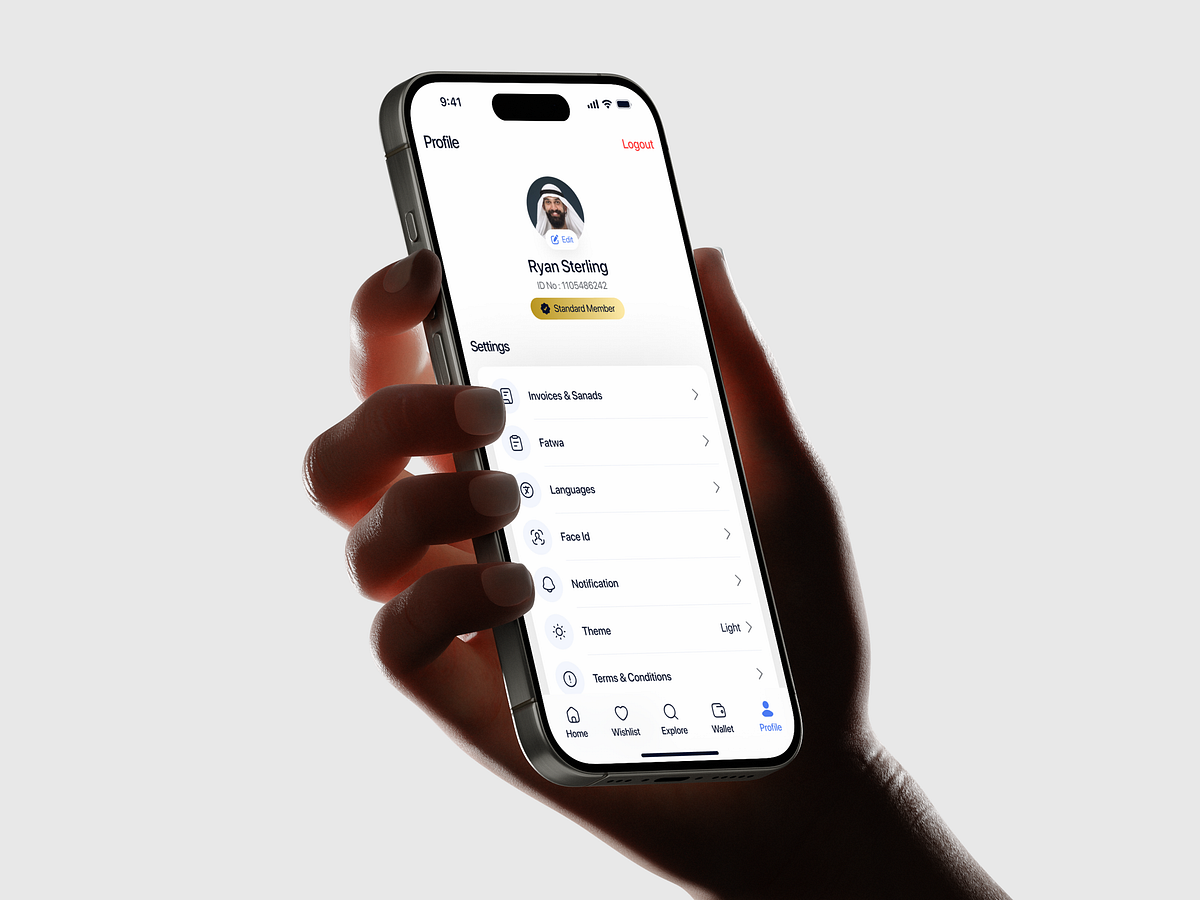 Fintech Mobile App - User Profile Management Image 0