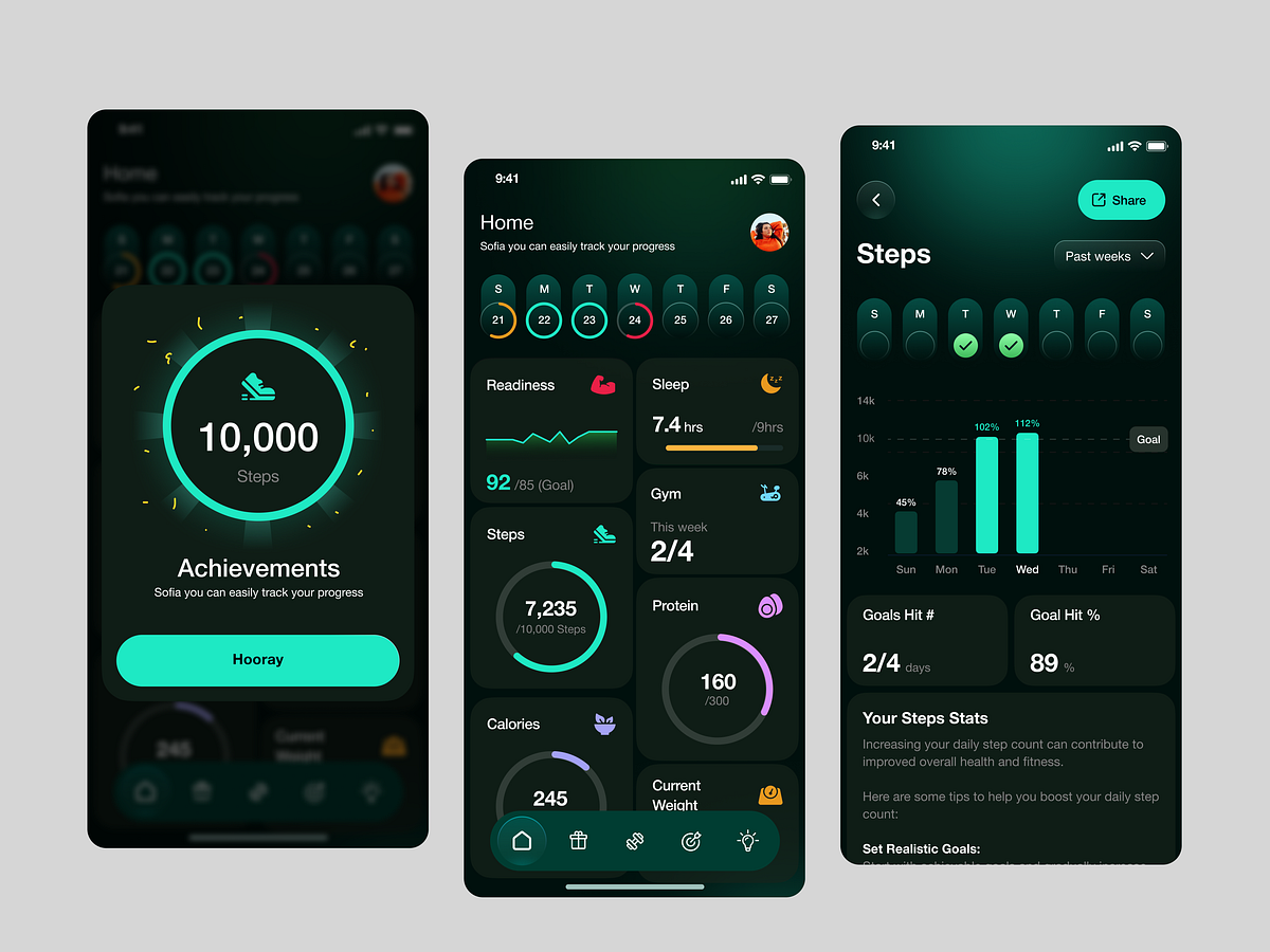 Fitness and Health Monitoring App