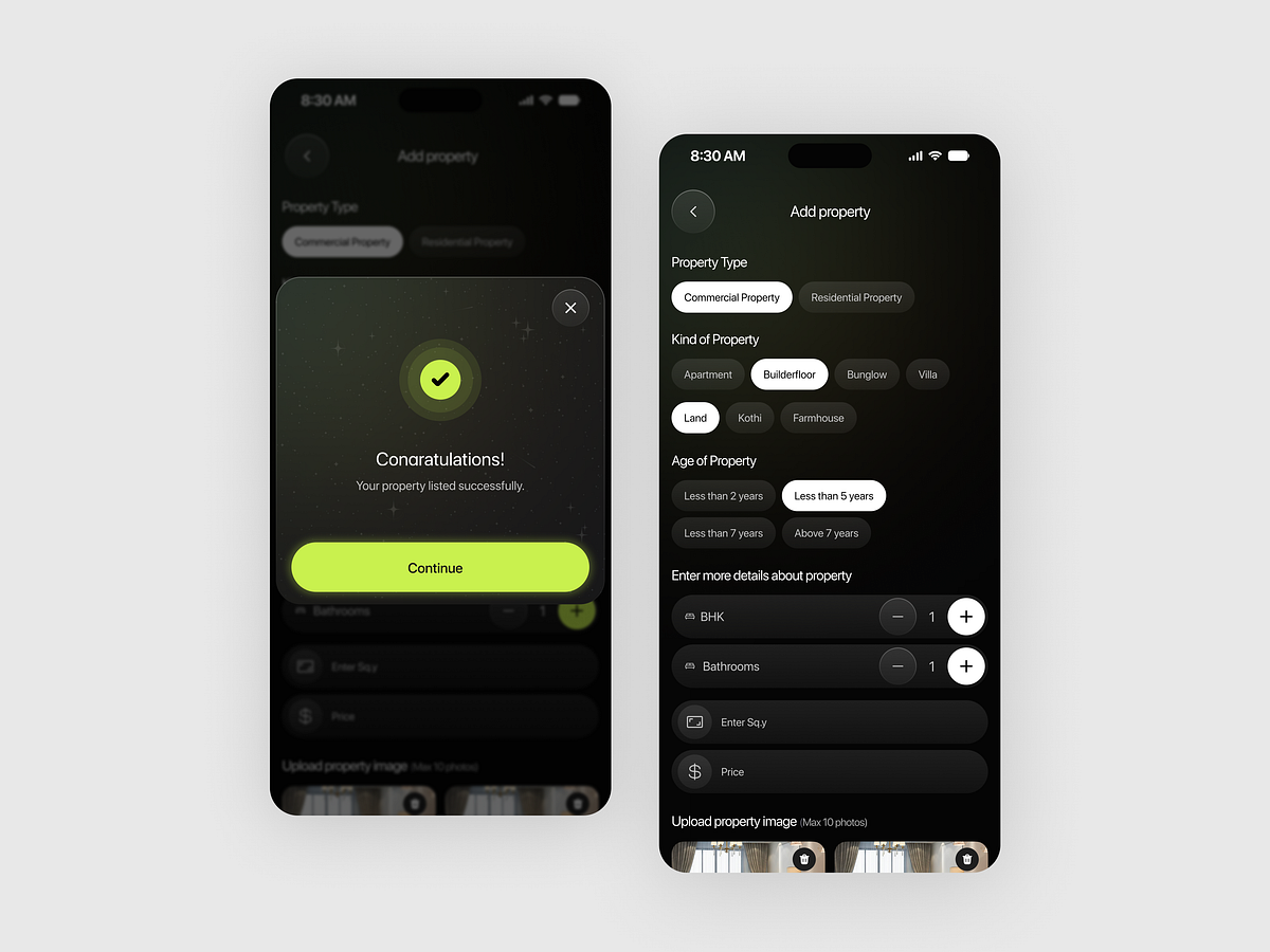 Property Listing – Mobile App Design Image 2