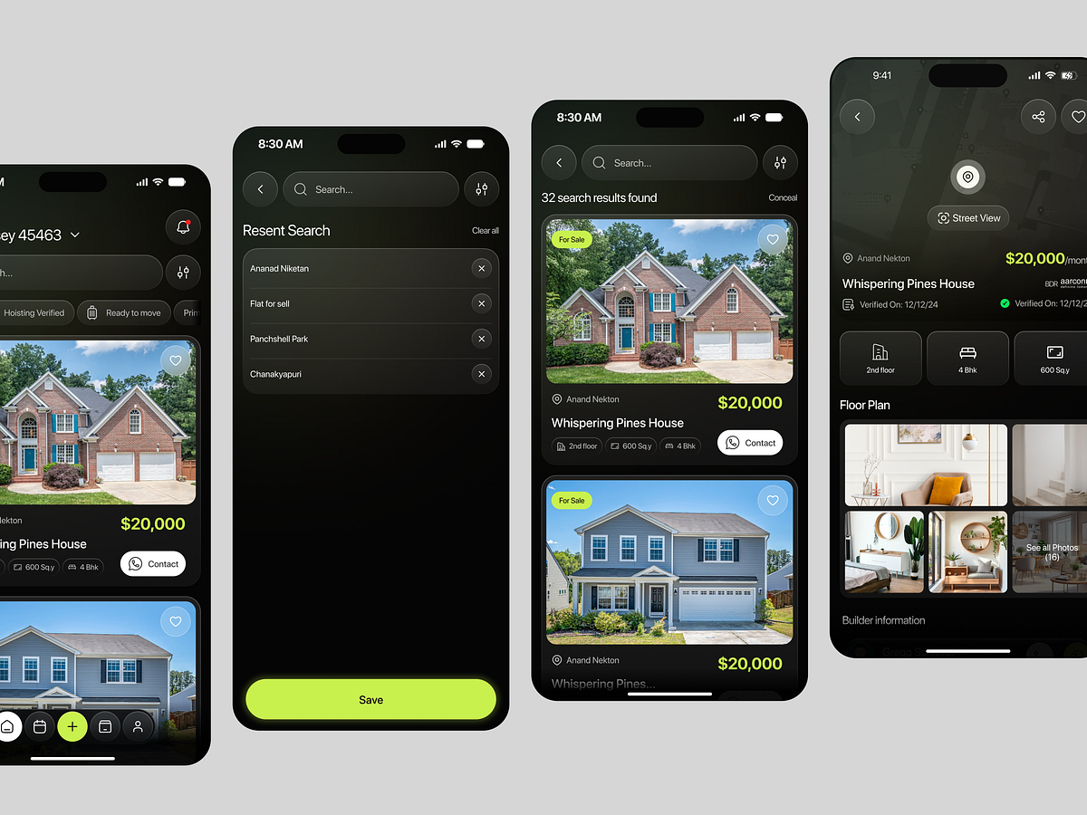 Real Estate Mobile App – Modern Property Search UI  Image 2