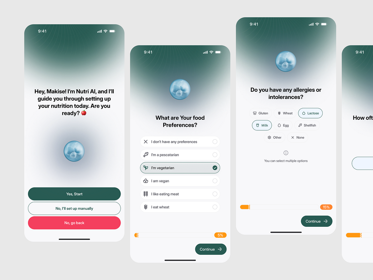 Smart Fitness Nutrition App Design Image 0