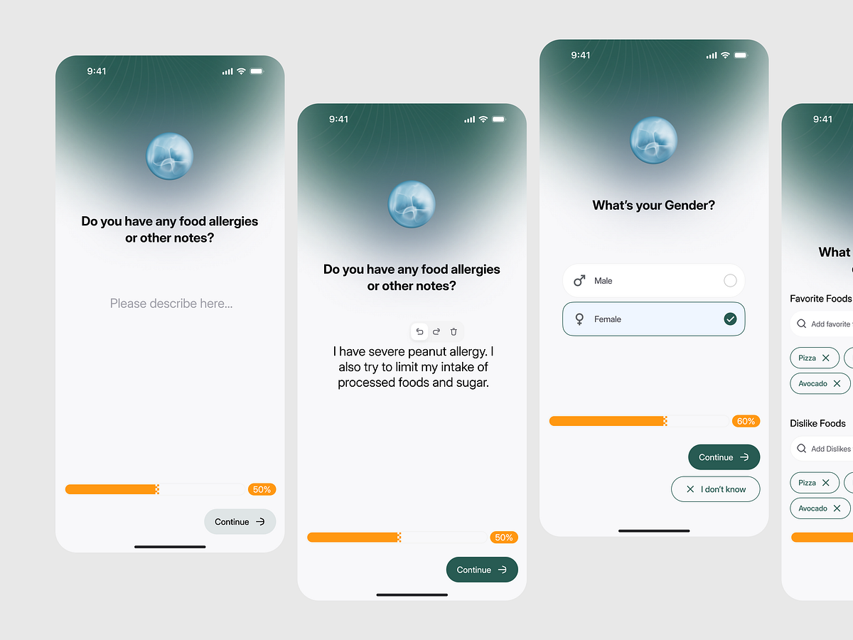 Smart Fitness Nutrition App Design Image 2