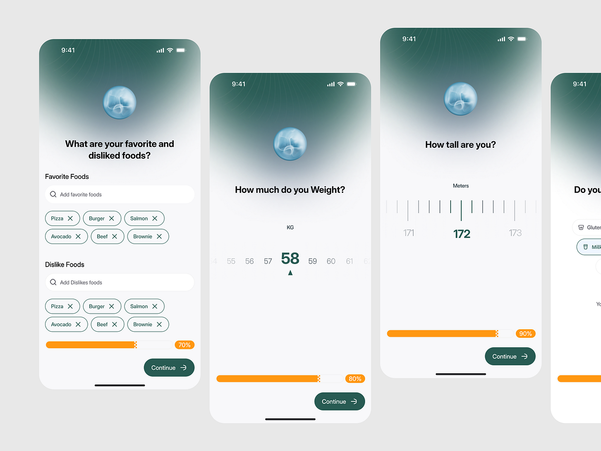 Smart Fitness Nutrition App Design Image 3