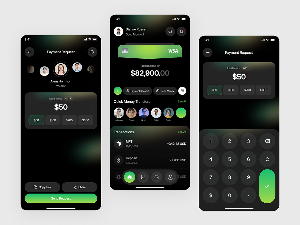 Fintech App Design - Payment & Money Transfer Image 0