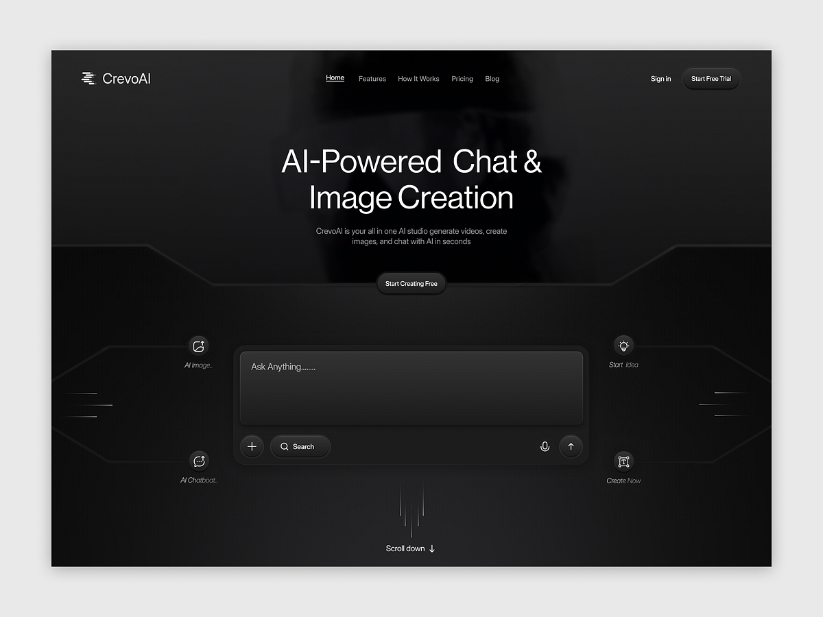 CrevoAI - AI Powered Website Design