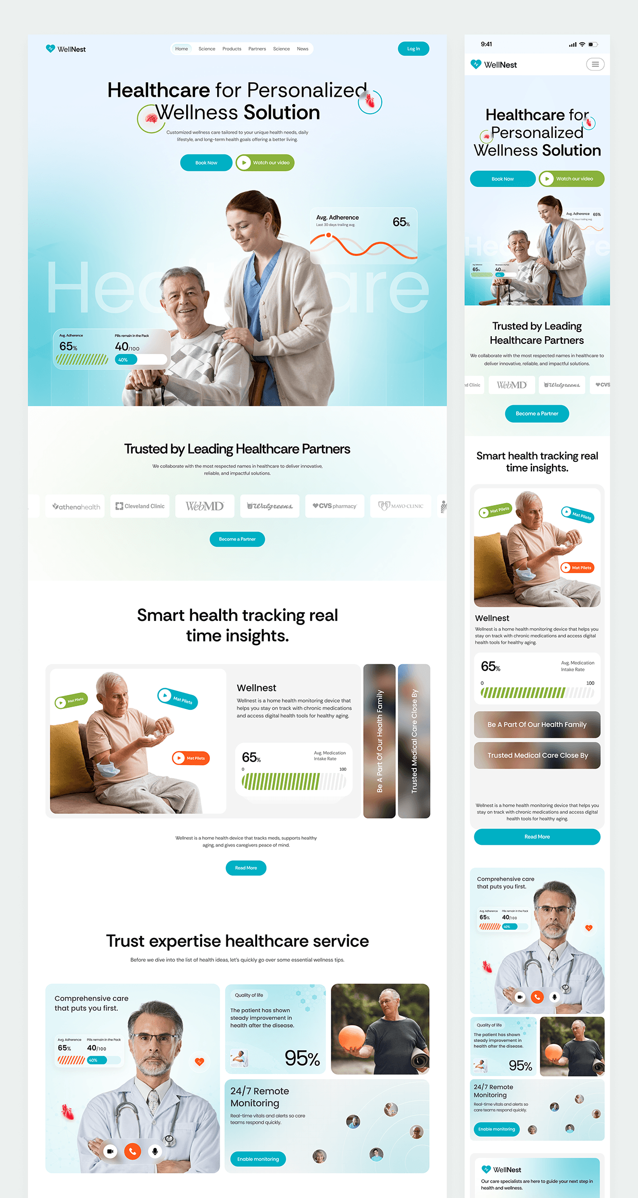 Wellnest Healthcare UI UX - Mobile App  Image 22