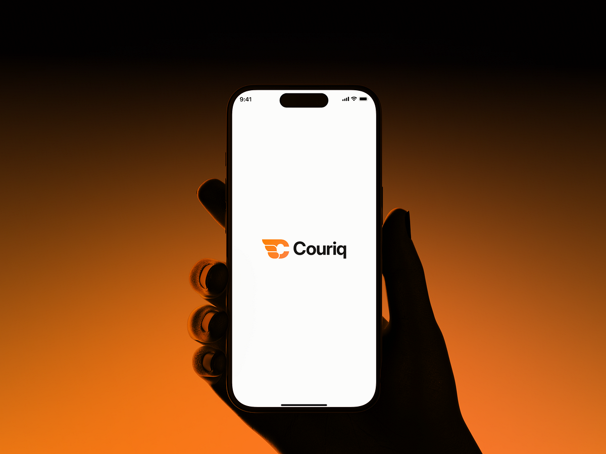 Couriq - Courier Service App Onboarding Screen