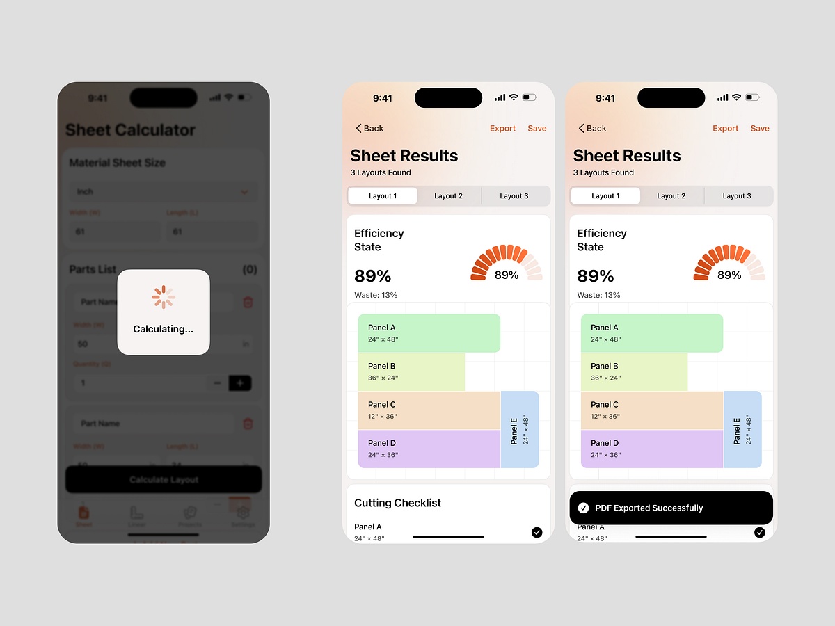Wood Slab Measurement App Design Image 0