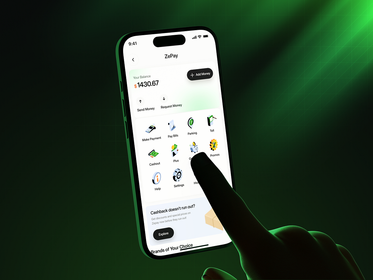 Zevoa-  Digital Wallet Onboarding & Dashboard UI