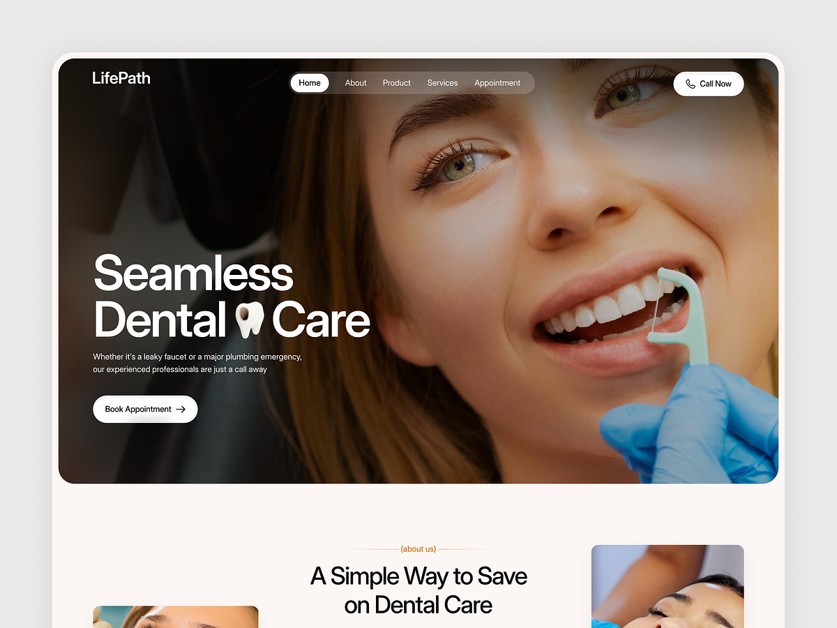 LifePath - Dental Clinic Website Design Image 0