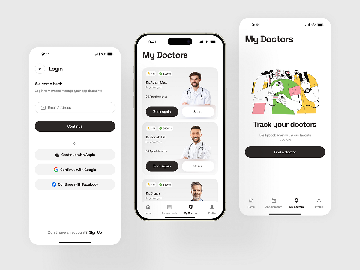 Doctor Booking App | Mobile app Image 1
