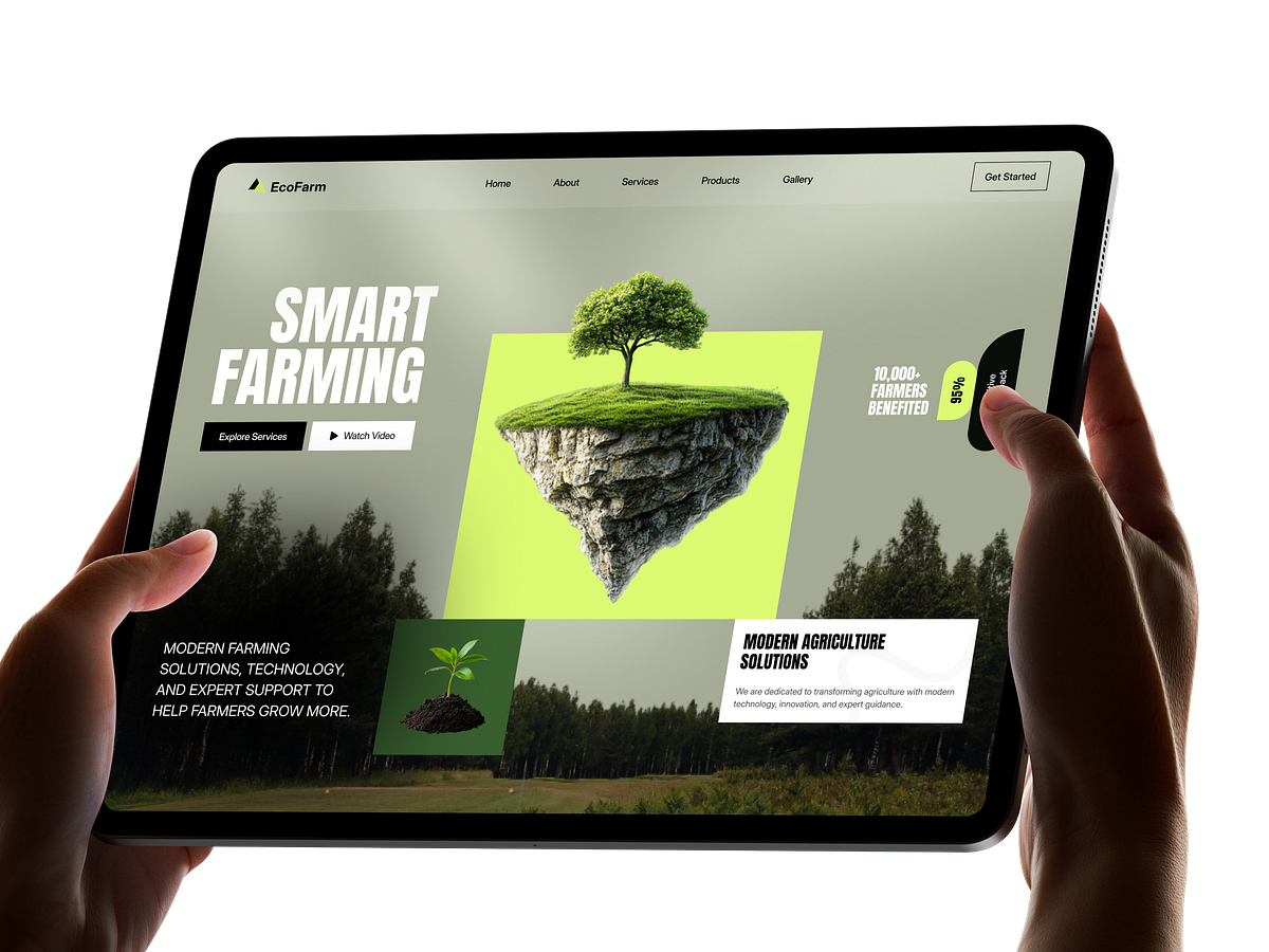 Smart Farming Website Image 1