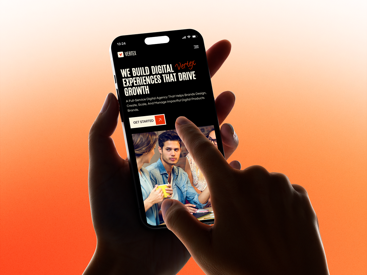 Digital Agency Website UI - Responsive Web Design for Growth Image 0