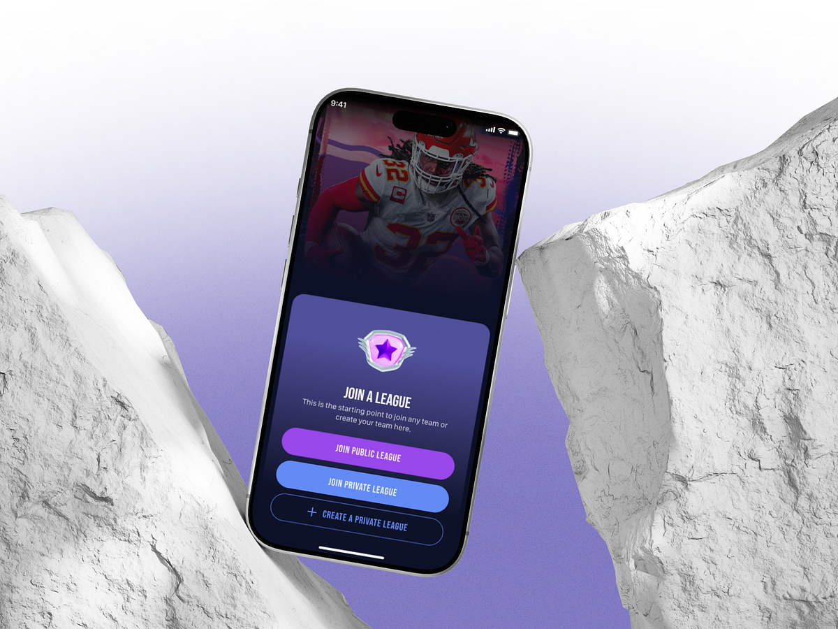 Fantasy League | League Join & Team Entry App UI Image 0