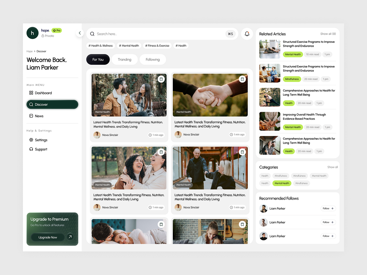 Healthcare Dashboard Design Image 0