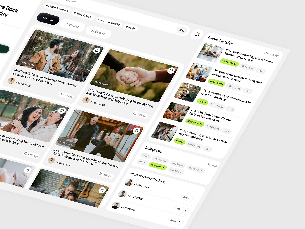 Healthcare Dashboard Design Image 1