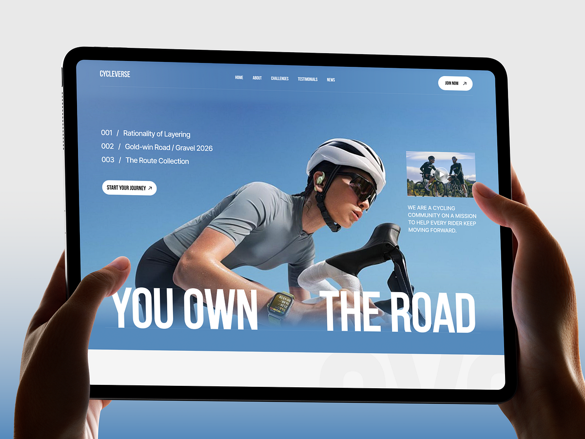 Cycleverse - Responsive Website Design Image 0