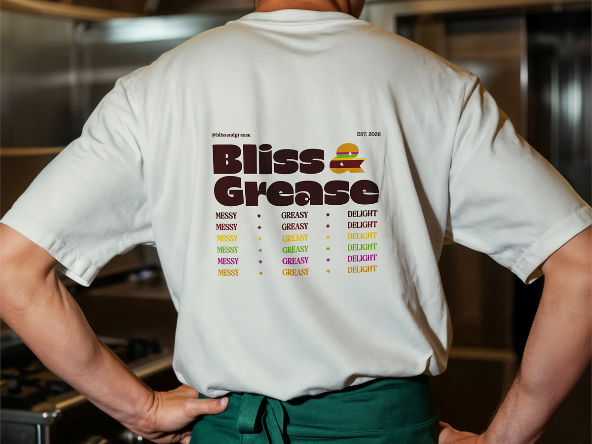 Bliss & Grease – Bold Burger Brand Identity | Fast Food Branding Image 3