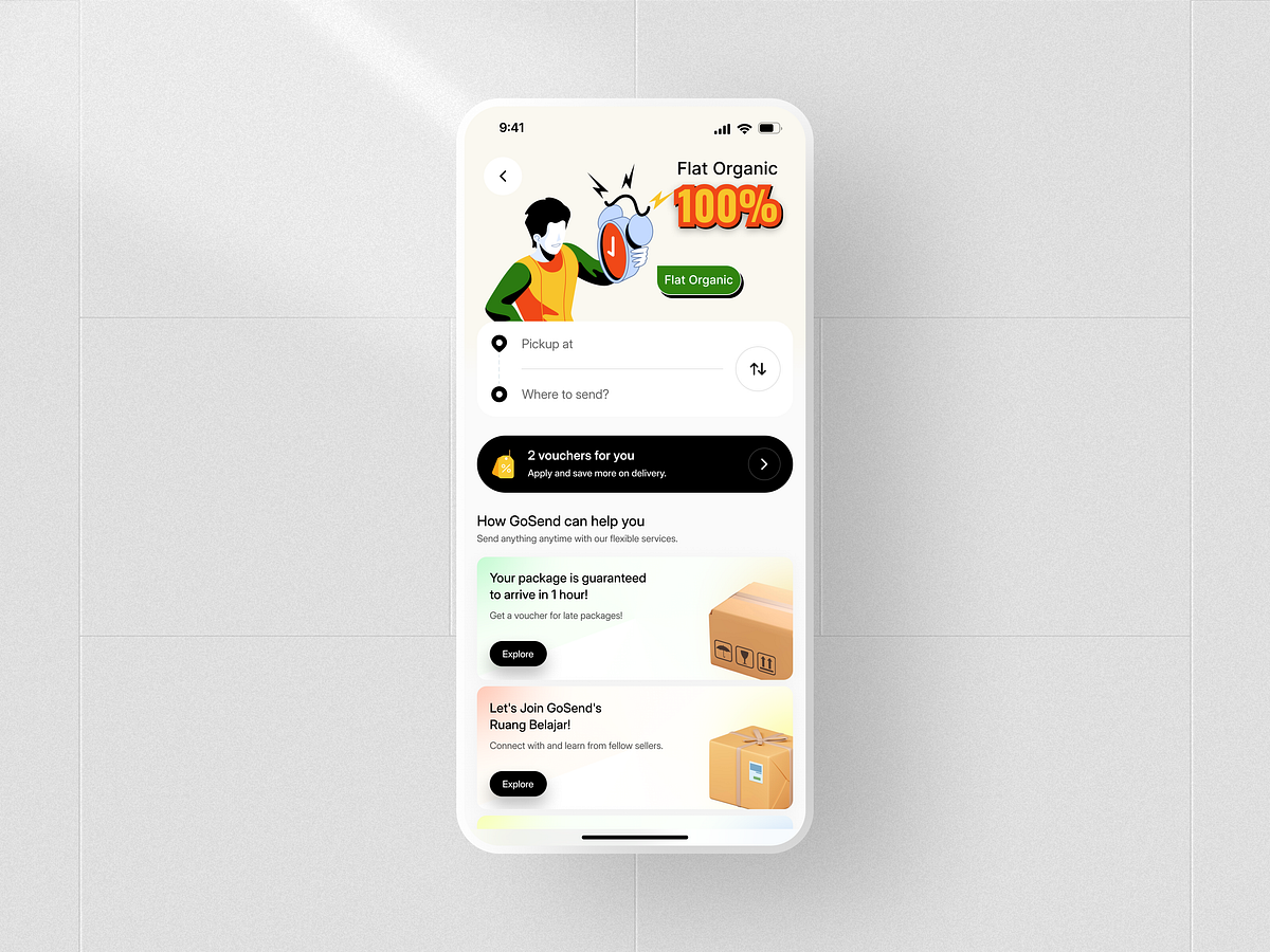 Super App Design | Delivery, Transport & Wallet System Image 4